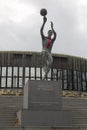 Monument of Croatian basketball player DraÃÂ¾en PetroviÃâ¡